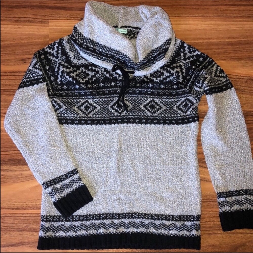 Cowl neck sweater